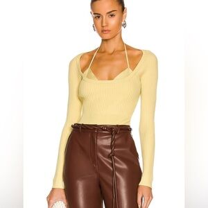 Jonathan Simkhai Jaylin’s top two piece set size S NWOT